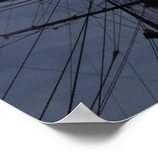 Silhouette des Sieges Poster (Ecke)