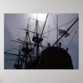 Silhouette des Sieges Poster (Vorne)