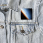 Silhouette des Space Shuttle Endeavour Button (Beispiel)