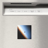 Silhouette des Space Shuttle Endeavour Magnet (In Situ (Geschirrspüler))
