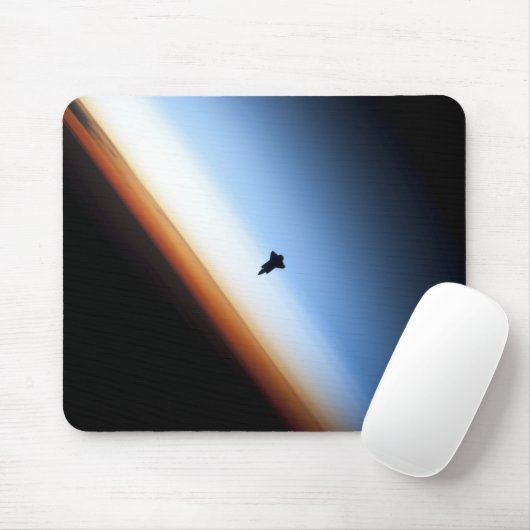 Silhouette des Space Shuttle Endeavour Mousepad (Mit Mouse)