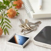 Silhouette des Space Shuttle Endeavour Schlüsselanhänger (Seite)