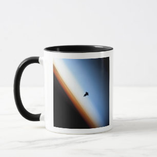 Silhouette des Space Shuttle Endeavour Tasse