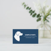 Silhouette des Tieres Visitenkarte (Stehend Vorderseite)