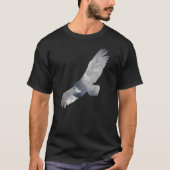 Silhouette des Vogels im Flug zog sich durch T-Shirt (Vorderseite)