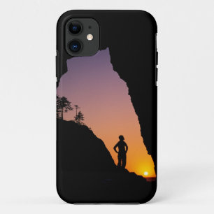 Silhouette des Wanderer, Arkadelle, Case-Mate iPhone Hülle