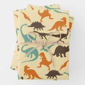 Silhouette Dinosaur Geschenkpapier Set (Beispiel)