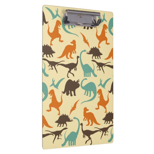 Silhouette Dinosaur Klemmbrett (Rechts)