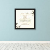 Silhouette "Do it Anyway" Leinwanddruck (Insitu (Holzboden))