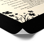 Silhouette "Do it Anyway" Poster (Ecke)