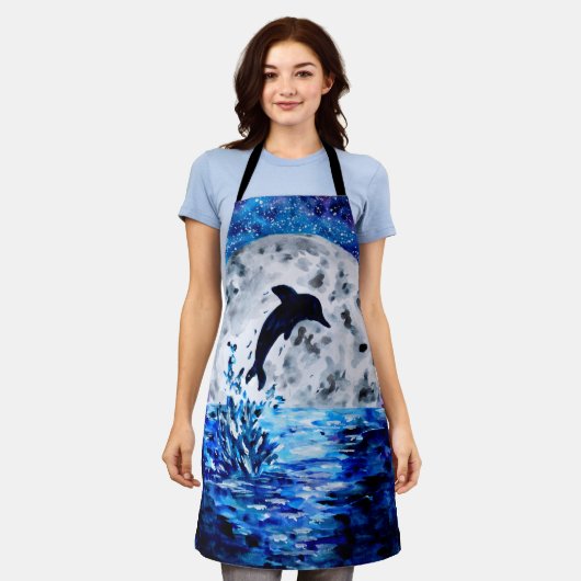 Silhouette Dolphin Schürze (Getragen)