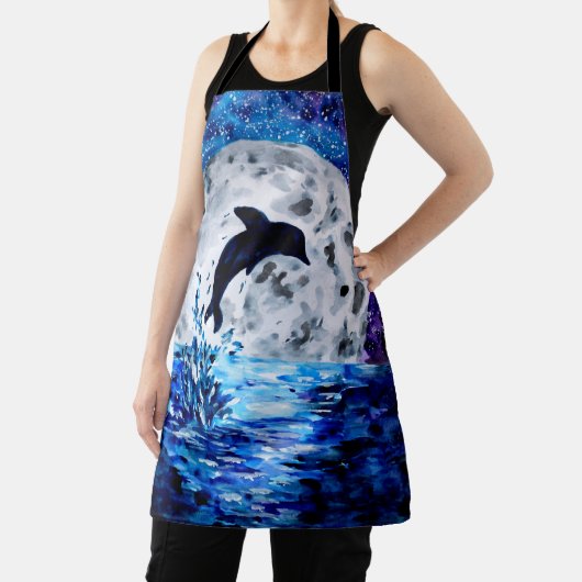 Silhouette Dolphin Schürze (InSitu)