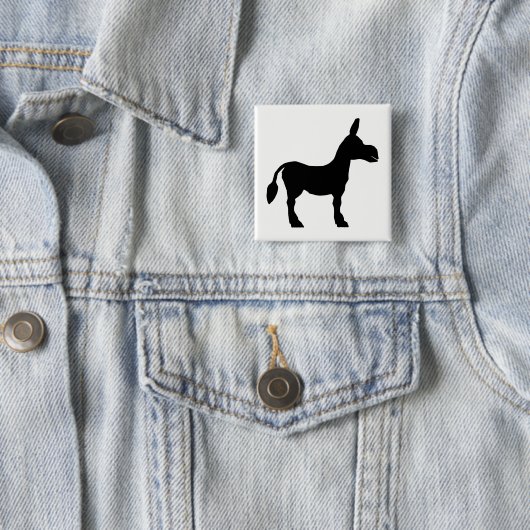 Silhouette Donkey Button (Beispiel)