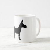 Silhouette Donkey Kaffeetasse (VorderseiteRechts)