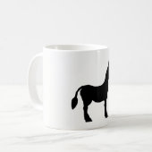 Silhouette Donkey Kaffeetasse (Vorderseite Links)
