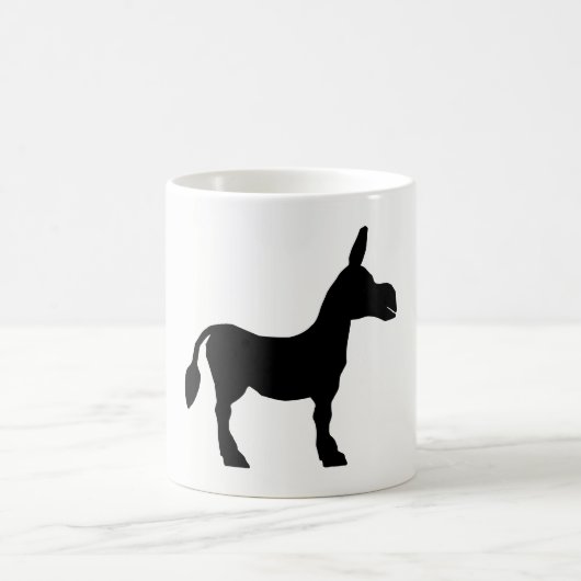 Silhouette Donkey Kaffeetasse (Mittel)
