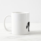 Silhouette Donkey Kaffeetasse (Links)