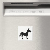 Silhouette Donkey Magnet (In Situ (Geschirrspüler))