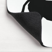 Silhouette Donkey Mousepad (Ecke)