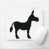 Silhouette Donkey Mousepad (Mit Mouse)