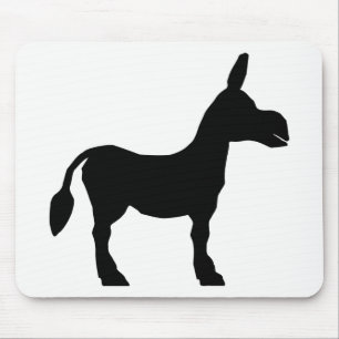 Silhouette Donkey Mousepad