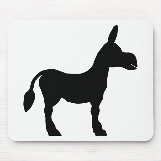 Silhouette Donkey Mousepad (Vorne)