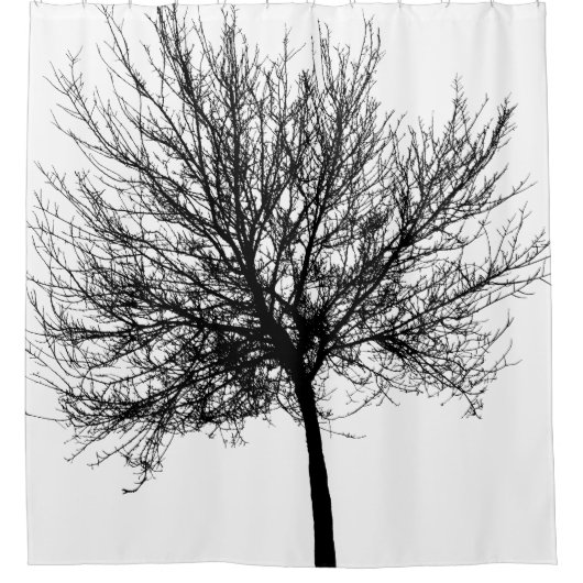 Silhouette Duschvorhang (Vorderseite)