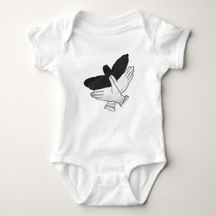 Silhouette Eagle Baby Strampler