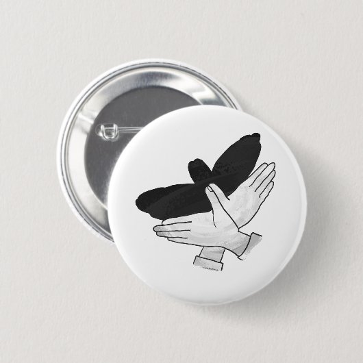 Silhouette Eagle Button (Vorne & Hinten)