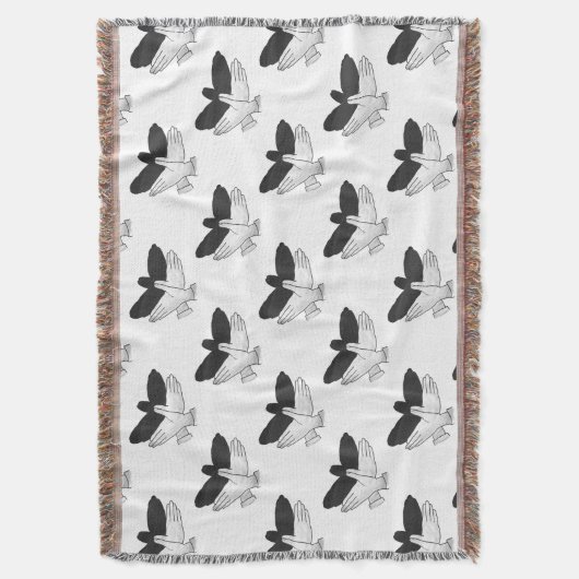 Silhouette Eagle Decke (Vorderseite Vertikal)