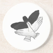 Silhouette Eagle Getränkeuntersetzer (Vorne)