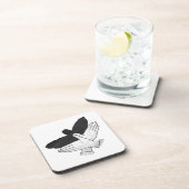 Silhouette Eagle Getränkeuntersetzer (Rechte Seite)