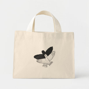 Silhouette Eagle Mini Stoffbeutel