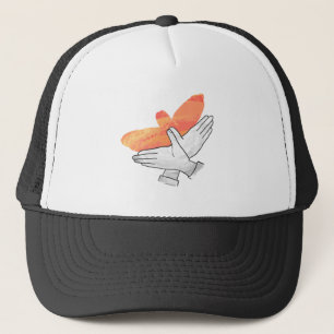 Silhouette Eagle Orange Truckerkappe
