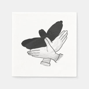 Silhouette Eagle Serviette