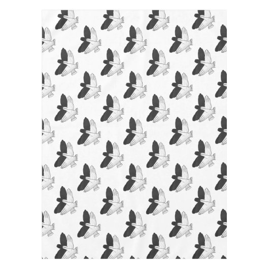 Silhouette Eagle Tischdecke (Vorderseite)