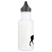 Silhouette Edelstahlflasche (Links)