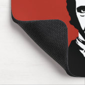 Silhouette Edgar Allan Poe Mousepad (Ecke)