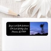 Silhouette einer Windmühle (Insitu)