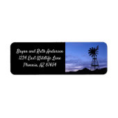 Silhouette einer Windmühle (Vorne)