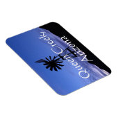 Silhouette einer Windmühle, Königin Creek Arizona Magnet (Rechte Seite)