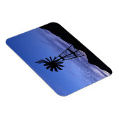 Silhouette einer Windmühle Magnet (Rechte Seite)
