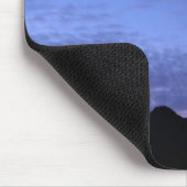 Silhouette einer Windmühle Mousepad (Ecke)