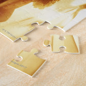 Silhouette eines Engels mit Flügeln Puzzle (Seite)