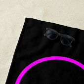 Silhouette eines Fahrrades Strandtuch (Beispiel)