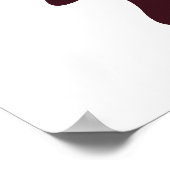 Silhouette eines Karate-Kampfes. Hintergrund der r Poster (Ecke)