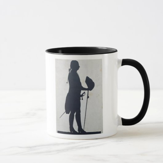 Silhouette eines Mannes Tasse (Rechts)