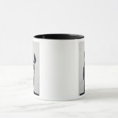 Silhouette eines Mannes Tasse (Zentrum)