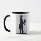 Silhouette eines Mannes Tasse (Links)