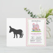 Silhouette eines Maules Einladung (Stehend Vorderseite)